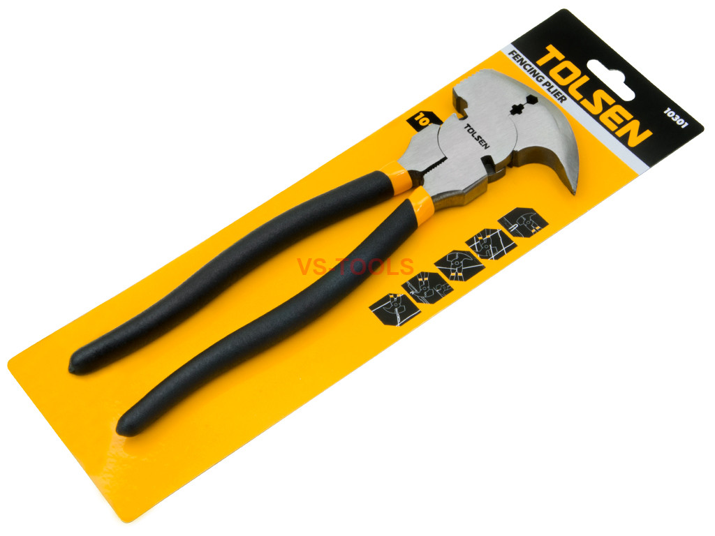 HeavyDuty Fencing Pliers Fence Wire Cutter Twisting Tensioning